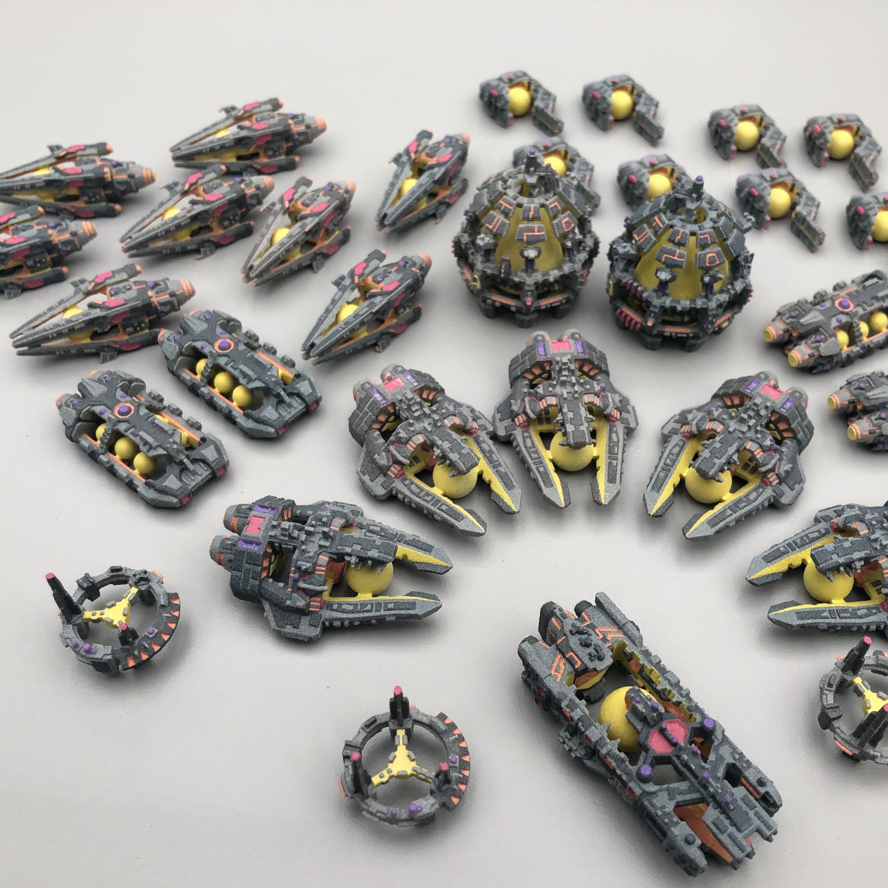 twilight imperium ships embers of muaat 3d print 4th edition faction unique warsun flagship carrier cruiser destroyer fighter spacedock pds board games toys 3D print model - Mito3D