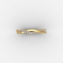 twist band ring 3d modell juwel engagement hochzeit schmuck diamant druckbar gold engagem mode sterling weiß brillant solitär schönheit ringe anhänger 3d print model - Mito3D