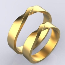 Twist Engagement Ring Gold Schmuck Silber druckbar Juwel Seil Luxus Benutzerdefiniert Mode Ringe Diamant Hochzeit Weiß 3d print model - Mito3D