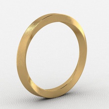 twist ring gold fashion 3dprint jewelry rings 3d print model - Mito3D