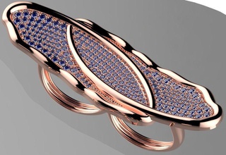 twist ring Schmuck gold finejewellery gut semi joias Juwel Künstlerische Ringe Silber Mode kostbar Luxus diamond weiß gelb Farbe 3d print model - Mito3D