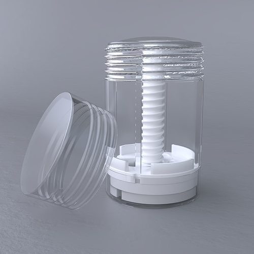 Twist up Deodorant Schiff Container Spender Flasche Lotion Gesundheit Schönheit Hautpflege rollen Schild kosmetisch Parfüm Geruch Seife desinfizieren Shampoo Toilette Produkt Haus Badezimmer 3D print model - Mito3D
