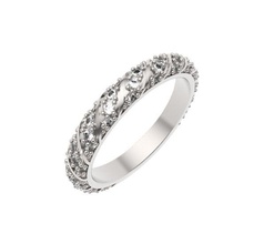 twisted conception anneau de l'éternité bijoux l'anneau les anneaux eternityring weddingring ropedesign tordu le diamant la 3ddesign 3d 3dp 3dprinting l'impression imprimable l'engagement mariage bague en or 3d print model - Mito3D