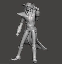 twisted fate 3d model twisted fate leageu  legends wild legends rift lol games toys games toys  3d print model - Mito3D