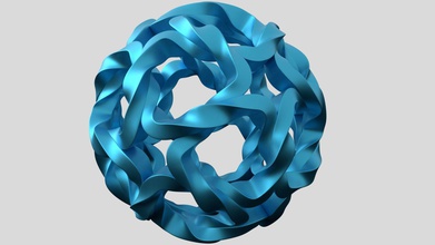 twisted starball Schmuck juwelry Form geometrische sphere Komplex micro design - Spielzeug desktop highpoly cgi 3d drucken bedruckbar ist Requisiten Artefakt andere 3d print model - Mito3D