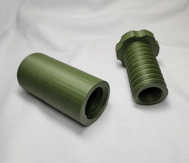 torsion tube récipient espace rangement robuste cylindre tornade boîte loisir DIY 3d print model - Mito3D