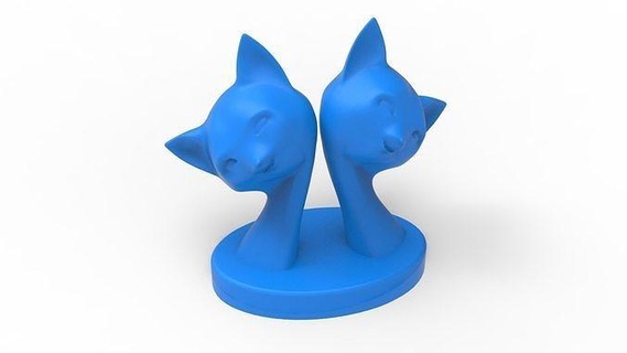 gatto statua arte scolpire scultura animale sculture 3d print model - Mito3D