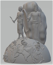 cosechas escultura estatua jesús revelación figura arte esculturas 3d print model - Mito3D