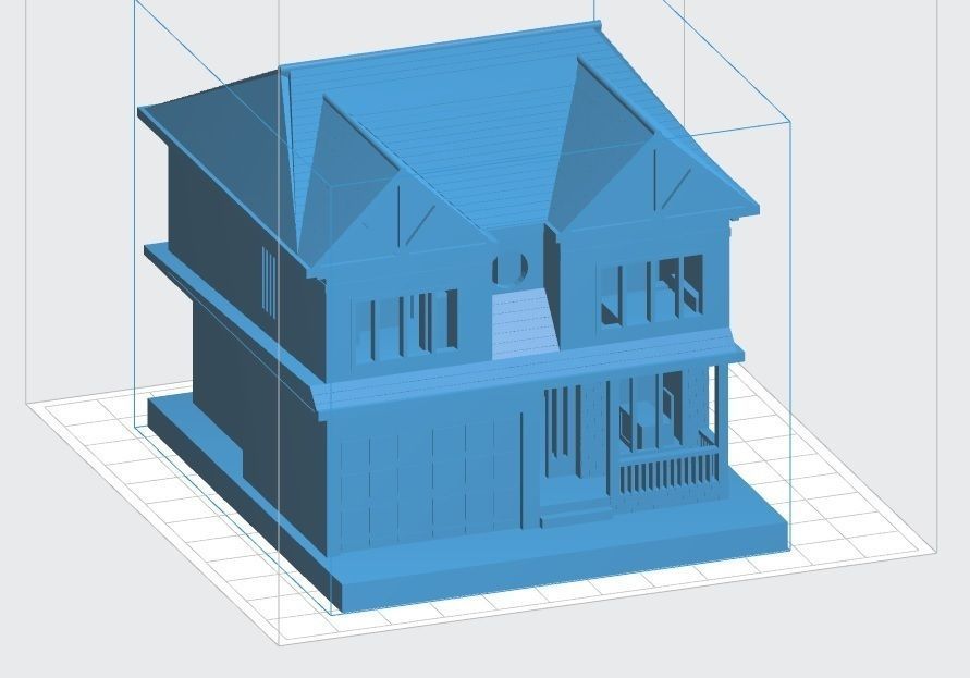 livello casa casa livelli 3dprintinghouse mobilia architetto costruzione arte giocattolo casetta triofeb 3dprinting gadget 38 38mm mela orologio 3D print model - Mito3D
