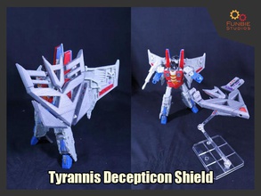 tyrannis decepticon shield transformers accessory decepticons drone games toys 3d print model - Mito3D