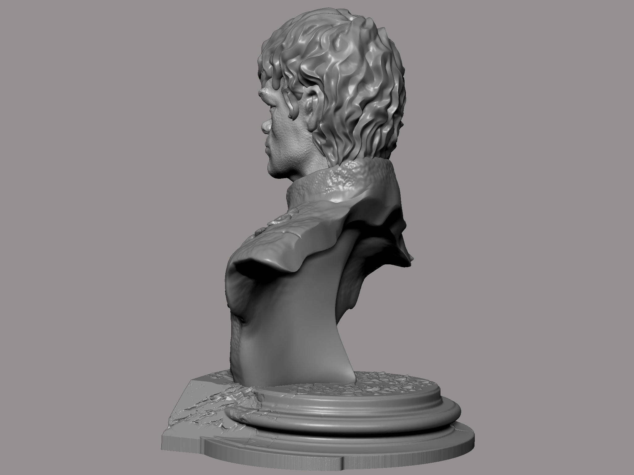 tyrion lannister modele art 3d de l'impression statuette la statue l'intérieur décoration des pièces collection figure sculptures 3D print model - Mito3D