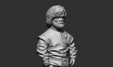 tyrion lannister sculpture homme statue personnage nain jeux jouets 3d print model - Mito3D