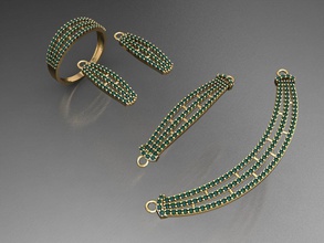 u01 diamante conjunto argolas colar joalheria joias moda ouro Projeto prata anel elegante brilhando gema pulseira brinco pingente safira mulheres Casamento 3d print model - Mito3D