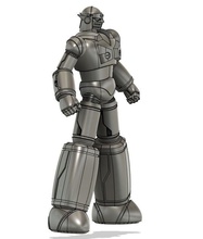 uforobo gottiger roboizer standing statue 3d printing divided grendizer model hobby diy 3d print model - Mito3D