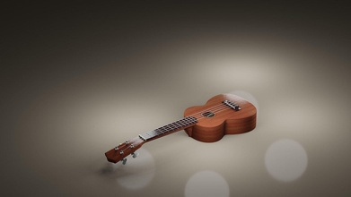 ukulele blender guitar instrument sound hobby diy 3d print model - Mito3D