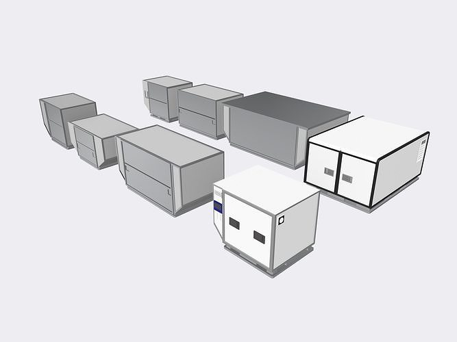 uld Flughafen Diorama Container Flugzeug Ladung Fluggesellschaften Transport Rahmen Hobby DIY 3D print model - Mito3D