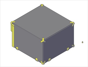 ultimaker 2 extendido caja 3d impresora vaso fuego filamento maquinaria diseño pasatiempo bricolaje diy mecánico partes 3d print model - Mito3D