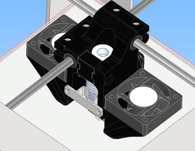 Ultimaker v6 hotend Halter Unterstützung 3d druckbar Technologie Maschinen Maschine Plastik 3dprinert Roboter Industrie mechanisch DIY Hobby Teile 3d print model - Mito3D