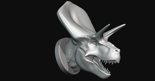 ultimasaurus cabeça 3d modelo imprimível impressão dinossauro arte esculturas 3d print model - Mito3D