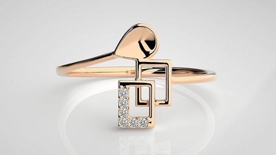 ultra luz wt mulheres anel 3dm stl renderiza detalhes joalheria jóia diamante ouro peso gema brilhante noivado prata Casamento 3d print model - Mito3D