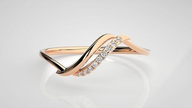 ultra luz wt mulheres anel 3dm stl renderiza detalhes peso gema jóia diamante ouro brilhante noivado joalheria prata Casamento 3d print model - Mito3D