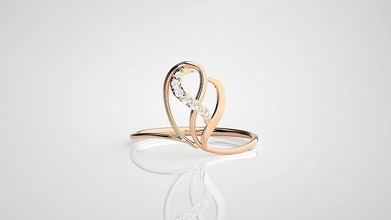 ultra luz wt mulheres anel 3dm stl renderiza detalhes joalheria jóia diamante ouro peso gema brilhante noivado prata Casamento 3d print model - Mito3D