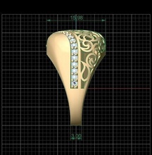 ultra vizyon taşlı elmas kadin yüzük gemvision ultravizyon takı yazdırılabilir nişan düğün mücevher giyim safir moda aşk yüzükler hasır buket taş 3d print model - Mito3D