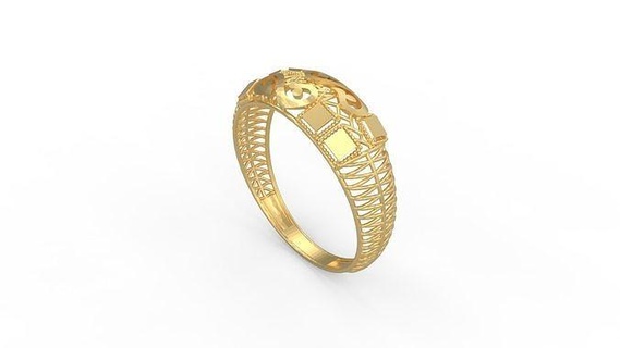 ultra visione squillare 211 oro gioiello gioielleria argento stampabile donna 22k Kuwait arabo Turco 18k ultravisione filigrana anelli 3d print model - Mito3D