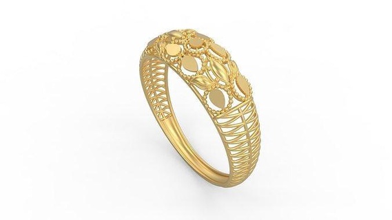 ultra visão anel 286 ouro jóia joalheria prata imprimível mulher 22k Kuwait árabe turco 18k ultravisão filigrana argolas 3d print model - Mito3D