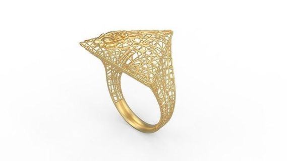 ultra visione squillare 553 oro gioiello gioielleria argento stampabile donna 22k Kuwait arabo Turco 18k ultravisione filigrana anelli 3d print model - Mito3D