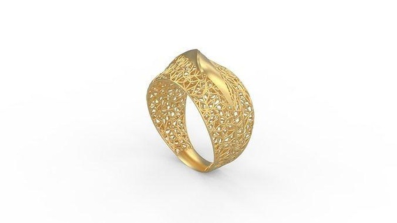 ultra vision ring 616 gold jewel jewellry jewelry silver printable woman 22k kuwait arab turkish 18k ultravision filigree filigre rings 3d print model - Mito3D