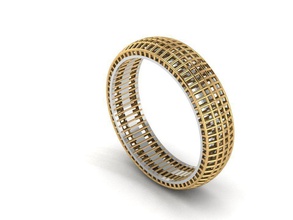 ultra-vision-ring Schmuck Mode ring Silber gold bedruckbar ist vision ultra Ringe 3d print model - Mito3D