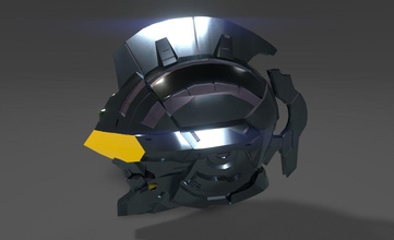 batman rise figure ver helmet 3dprint hobby diy batmanrisefigure 3d print model - Mito3D