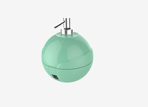 umbría esfera jabón dispensador hogar casa accesorios bañera baño plastico decoración modelo tradicional geométrico forma pelota 3d print model - Mito3D