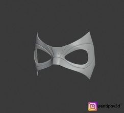 parapluie académie masque 3d impression cosplay artisanat art diy bandes dessinées flèche tv séries casque merveille dc anime ua costume merle batman loisir 3d print model - Mito3D