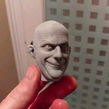 uncle fester 3d print ready 3dprint head bust character sculpture 3dmodel addams familuaddams printable games toys 3d print model - Mito3D