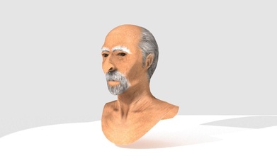 uncle head people man face eye body character human games toys 3d print model - Mito3D