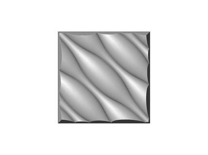 dalgalı dalga 3d dekor duvar rahatlama n03 panel iç dekorasyon süs cnc oymacılık artcam yazdırılabilir odun organik kumdan tepe alçı kalıplama sanat heykeller 3d print model - Mito3D