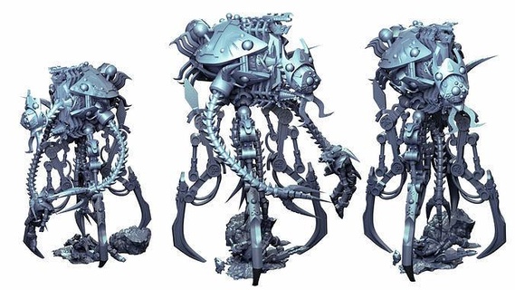 ölümsüz Lejyonlar robot canlandırıcı isteğe bağlı pençeler vekil Warhammer 40k minyatürler sürtünme savaş dünyalar bilimkurgu bilim fi Necron oyunlar oyuncaklar 3d print model - Mito3D