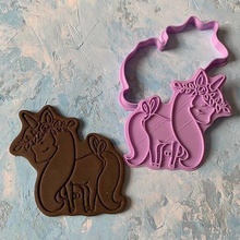 unicorn cookie cutter cookiecutter games toys house kitchen dining cookiestamp cake food cutting nickelodeon kids play decoration disney micky 3d print model - Mito3D