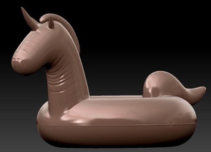 unicorn float toy fantasy art games toys 3d print model - Mito3D