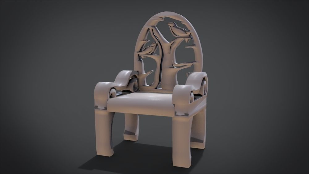 unico sedia uccello ornamento modello ufficio vita tavolo pranzo mobilia mobili interni pezzi arte attrezzo moderno pesato legno poltrona cucina impostato posti sedere cenare camera classico casa 3D print model - Mito3D