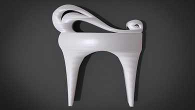 benzersiz sandalye süsleme bacaklar ev ofis yaşayan tablo Yemek Masası mobilya iç parçalar sanat aracı modern woog ahşap koltuk mutfak ayarlayın oturma Odası klasik 3d print model - Mito3D