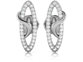 unico diamanti donne orecchini oro argento gioielleria sterlina stampabile gioiello orecchino fidanzamento stampa modello shayeste design cad moda lusso pendente engagement 3d print model - Mito3D