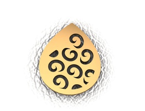 einzigartige Anhänger-Sammlung Schmuck gold gem kostbar Luxus Anhänger Juwel einzigartig geometrische - lässig designer floral Musik 3d print model - Mito3D