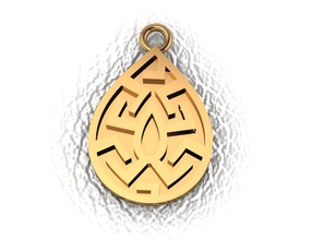 unique pendant collection jewelry gold gem precious luxury jewel geometric pendants casual designer floral music 3d print model - Mito3D