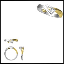 exclusivo paciência anéis cad design de jóias curso jóia do costume anel noivado printable casamento arquivo stl solitário jcd 3d print model - Mito3D
