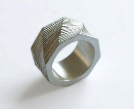 unisex-ring 01 Schmuck Juwel ring unisex gold Silber bedruckbar ist engagement genial gem Hochzeit sterling Mode-ring engagem brillant Saphir Mode-Schönheit Platin Ringe 3d print model - Mito3D