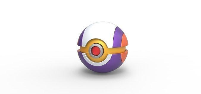 Vereinen Ball Pokeball Pokémon Konzept Container Anime Spielzeug drucken druckbar uniteball Hobby DIY 3d print model - Mito3D