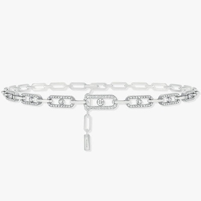 uno multi diamant foulard collier femmes bijoux or gemme cou blanc mariage colliers 3d print model - Mito3D